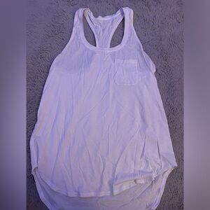 Lululemon pocket front racerback high-low tank